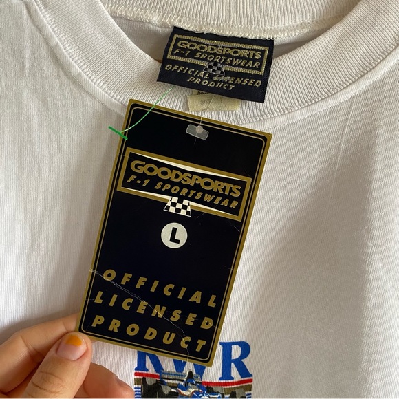 VINTAGE NEW WITH TAGS RWR Rothmans Williams Renault Formula 1 T-Shirt - Picture 8 of 8